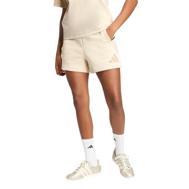 Шорты женские Adidas W Z.N.E. SHORT бежевые KC7725