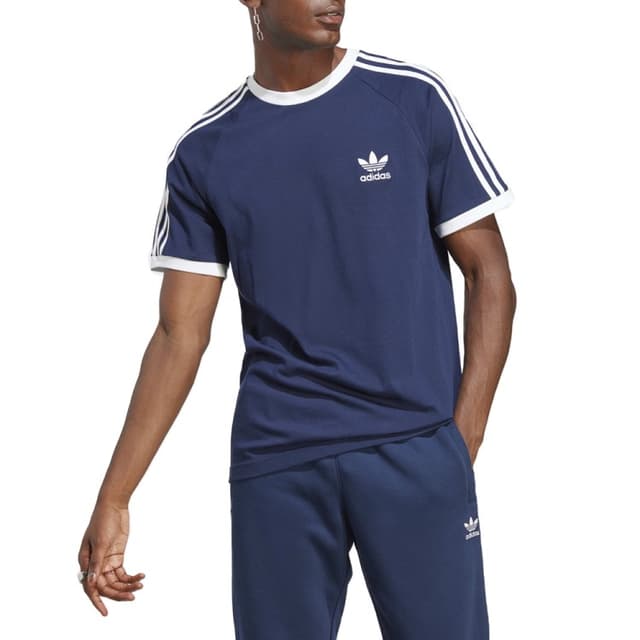 Футболка мужская Adidas 3-STRIPES TEE синяя IA4850