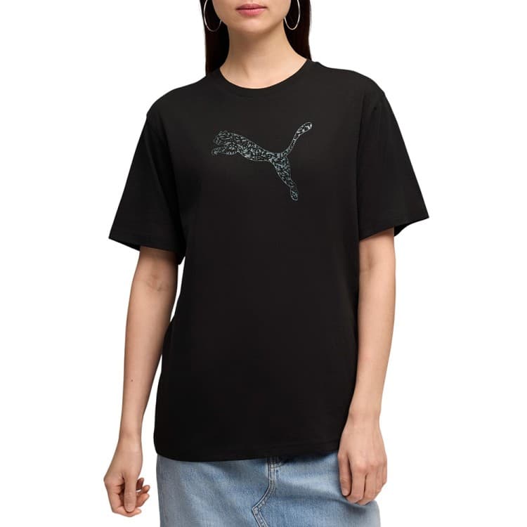 Футболка жіноча Puma HER Relaxed Graphic Tee чорна 69188401