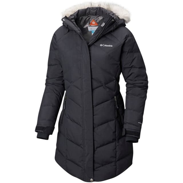Куртка пуховая женская Columbia Lay D Down II Mid Jacket черная 1798431-010