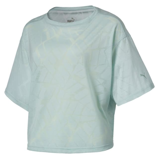 Футболка женская Puma Show Off Tee зеленая 51739004