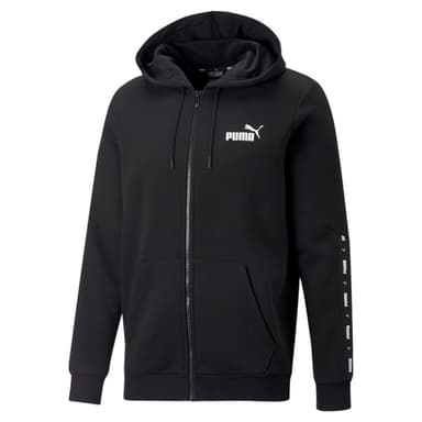Толстовка мужская Puma ESS+ Tape Full-Zip Hoodie черная 67027001