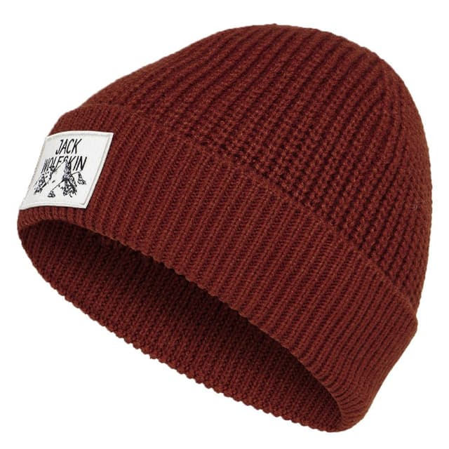 Шапка Jack Wolfskin BADGE BEANIE помаранчева A61610-J0126