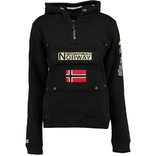 Толстовка мужская Geographical Norway черная SR494H-010