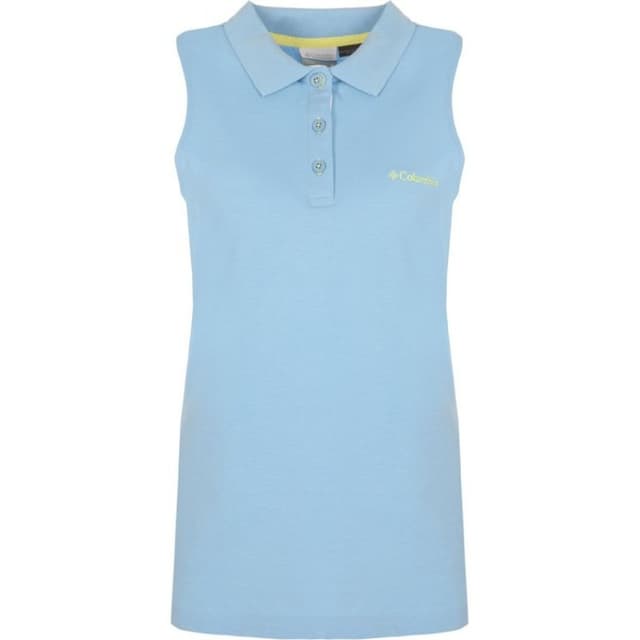 Футболка женская Columbia Cascade Range™ SL Polo голубая 1772951-989