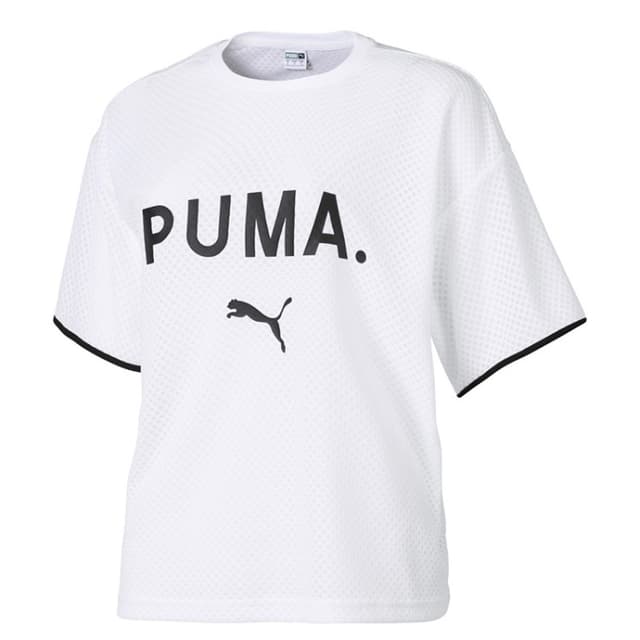 Футболка женская Puma Chase Mesh Tee белая 57800602