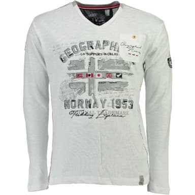 Футболка мужская Geographical Norway белая WP334H-100