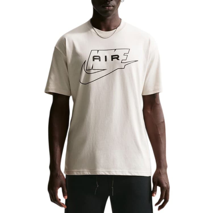 Футболка чоловіча Nike U NSW TEE LSE NIKE AIR бежева IH1359-072