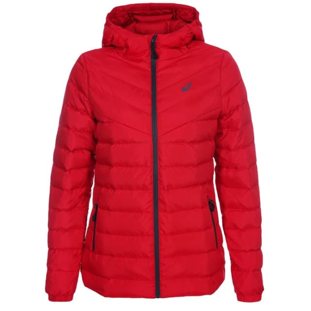 Куртка женская Asics Down Hooded Jacket красная 2032A336-600