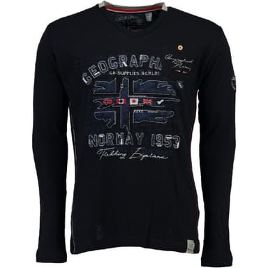 Футболка мужская Geographical Norway синяя WP334H-450
