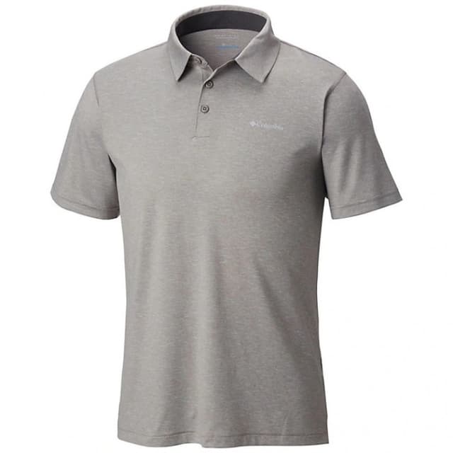 Футболка мужская Columbia Tech Trail Polo серая 1768701-003