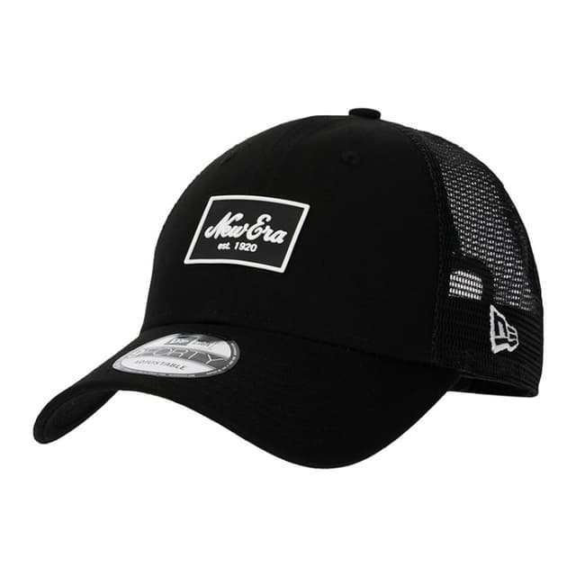Бейсболка New Era RUBBER LOGO TRUCKER 12309048-BLK 
