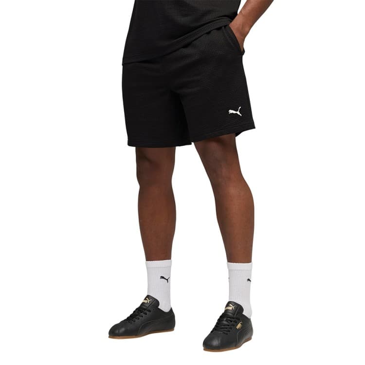 Шорти чоловічі Puma ESS ELEVATED Material Shorts 7" чорні 69205701