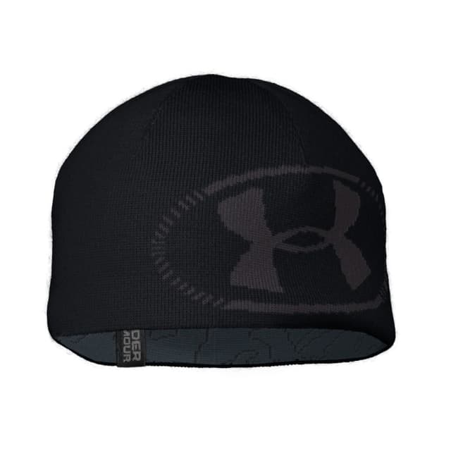 Шапка  Under Armour Billboard Reversible Beanie черная 1356709-002