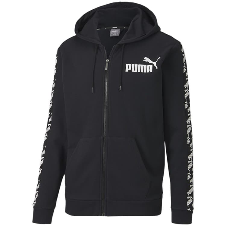 Толстовка мужская Puma AMPLIFIED Hooded Jacket черная 58139601