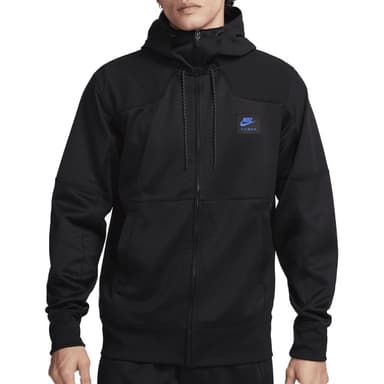 Толстовка мужская Nike M NSW AIR MAX PK FZ HOODIE черная FV5443-010