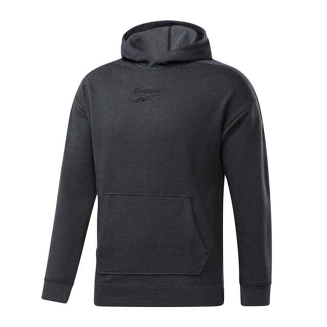 Толстовка мужская Reebok Training Essentials Mélange черная FU3224