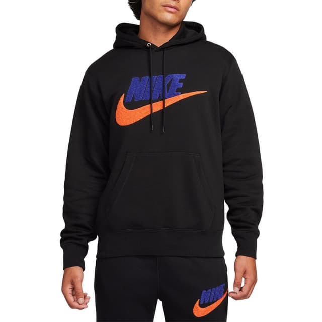 Толстовка чоловіча Nike M NK CLUB BB PO CHNL FTRA чорна FN3104-010