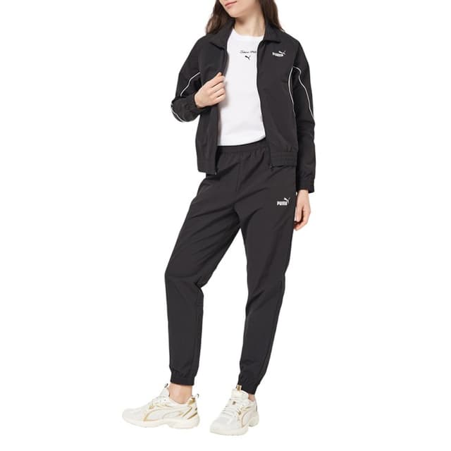 Костюм женский Puma Woven Tracksuit cl черный 69190701
