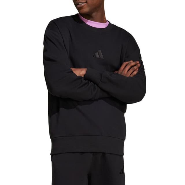 Толстовка мужская Adidas M A SZN FT CRW черная IX1261