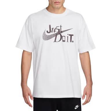 Футболка чоловіча Nike U NSW TEE LSE JDI біла IH1375-100