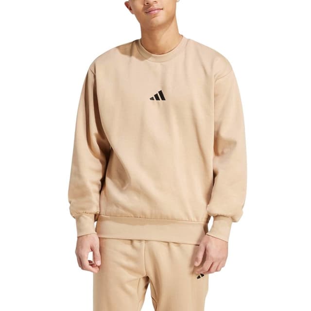 Толстовка мужская Adidas M FEELCOZY SWT мокко JX5664