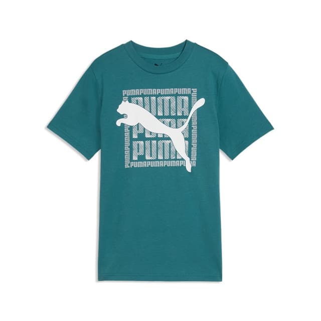 Футболка детская Puma GRAPHIC Cat Tee B зеленая 69211641