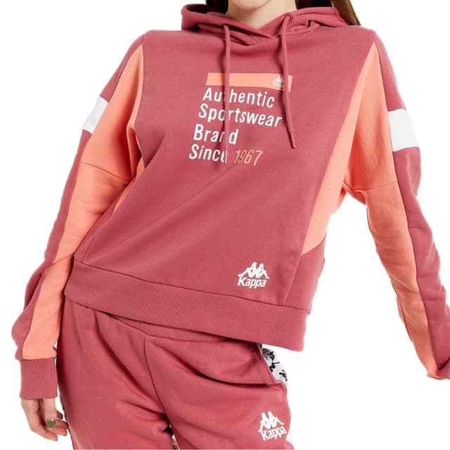 Толстовка женская Kappa Hoodie  Розовый 113427-CK