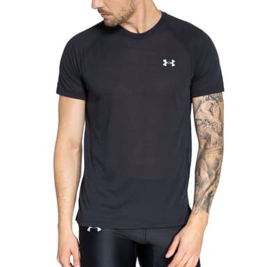 Футболка мужская Under Armour UA STREAKER TEE черная 1361469-001
