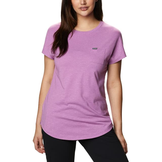 Футболка женская Columbia Cades Cape ™ Tee сиреневая 1888111-605