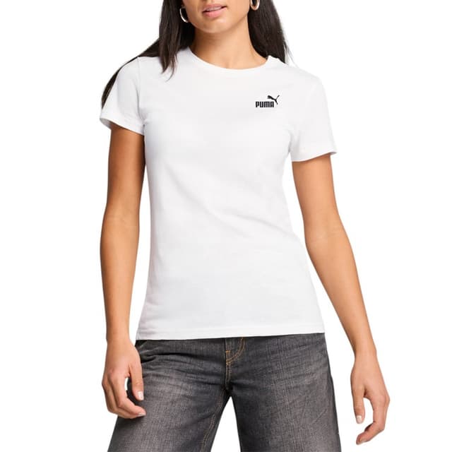 Футболка женская Puma ESS Small No. 1 Logo Tee белая 68237202
