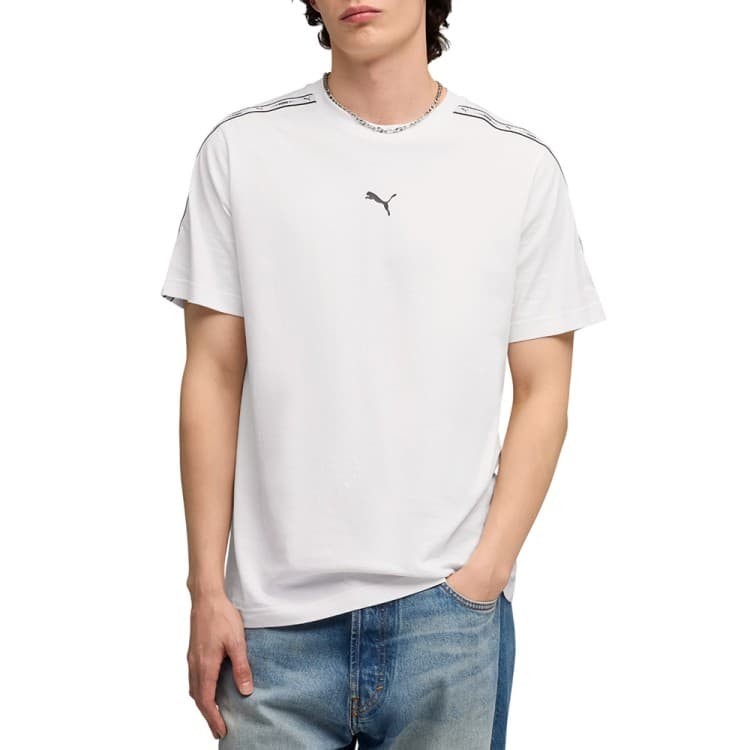 Футболка чоловіча Puma ESS TAPE Tee біла 69169302