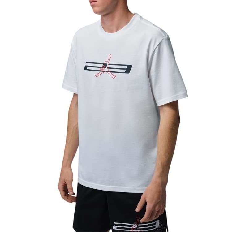 Футболка чоловіча Nike M J DF SPT GFX SS CREW 2 біла IR0864-100