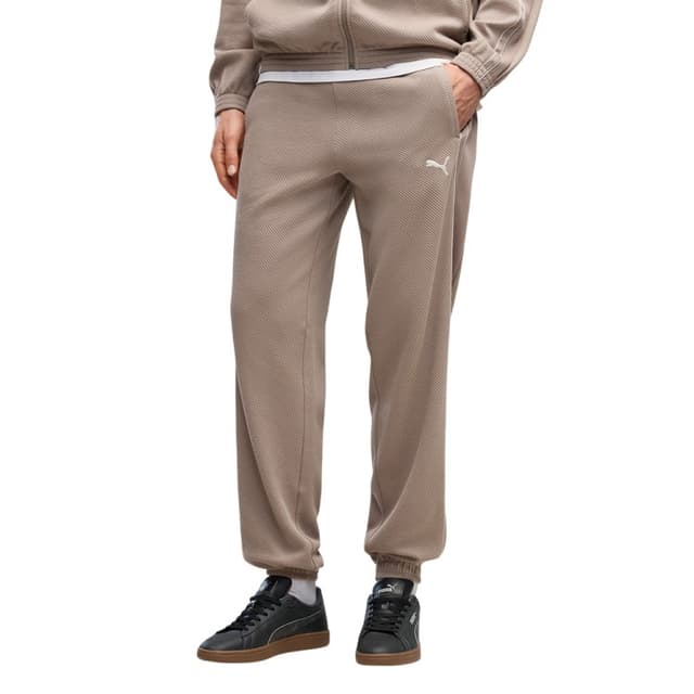 Брюки мужские Puma CLASS Material Sweatpants cl бежевые 69430081