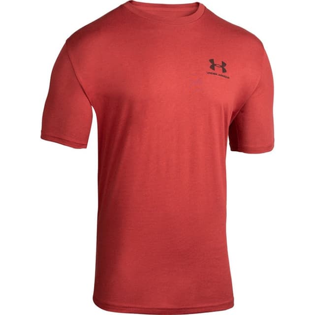 Футболка мужская Under Armour SPORTSTYLE LEFT CHEST SS красная 1326799-615