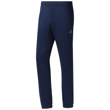 Брюки мужские Reebok Training Essentials Fleece Closed Cuff синие D94221