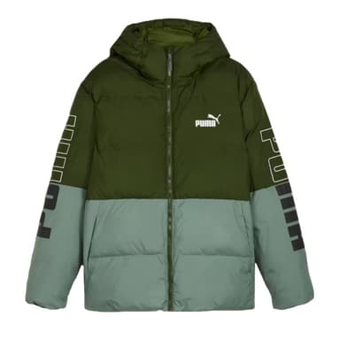 Куртка мужская Puma Power Hooded Jacket оливковая 67538931
