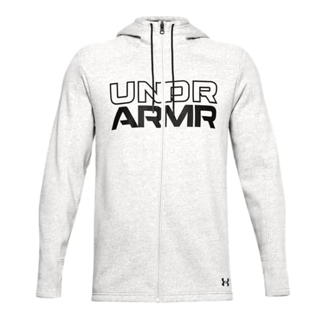 Толстовка мужская Under Armour UA BASELINE FULL ZIP серая 1356873-011