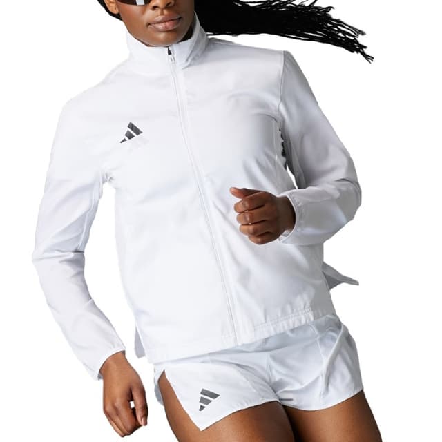 Вітрівка жіноча Adidas ADIZERO E JCKT біла IT7596