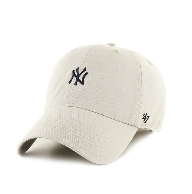 Бейсболка 47 Brand NEW YORK YANKEES BASE RUNNER бежевая B-BSRNR17GWS-NT
