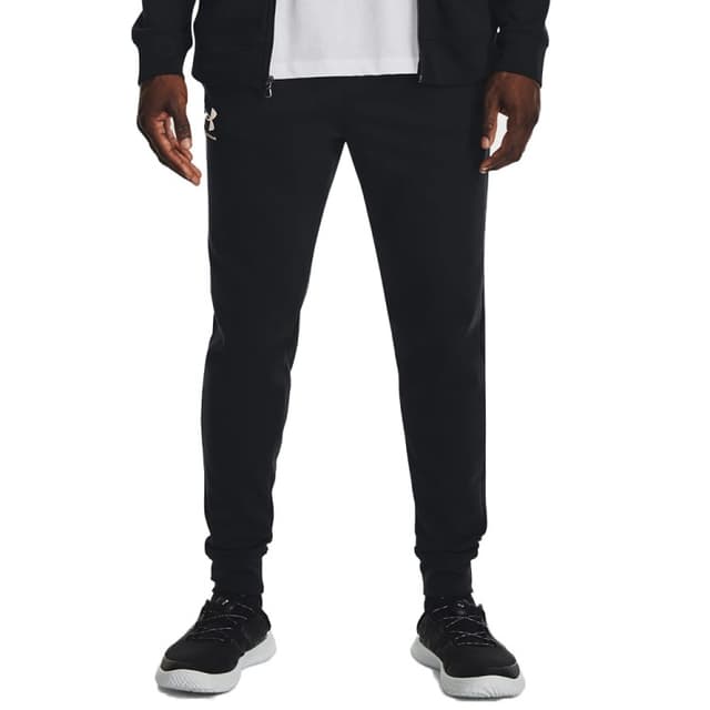 Брюки мужские Under Armour UA Rival Terry Jogger черные 1380843-001
