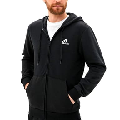Толстовка мужская Adidas M Bl Ft Fz Hd черная GK9044
