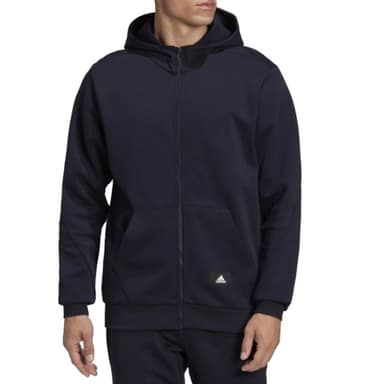 Толстовка мужская Adidas M Fi Dblknt Fz темно-синяя HA1417