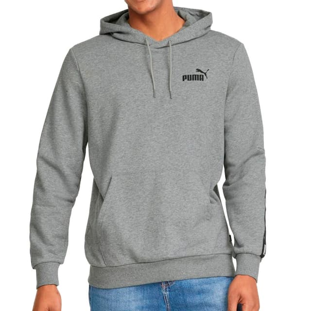 Толстовка чоловіча Puma Ess+ Tape Hoodie сіра 84738503