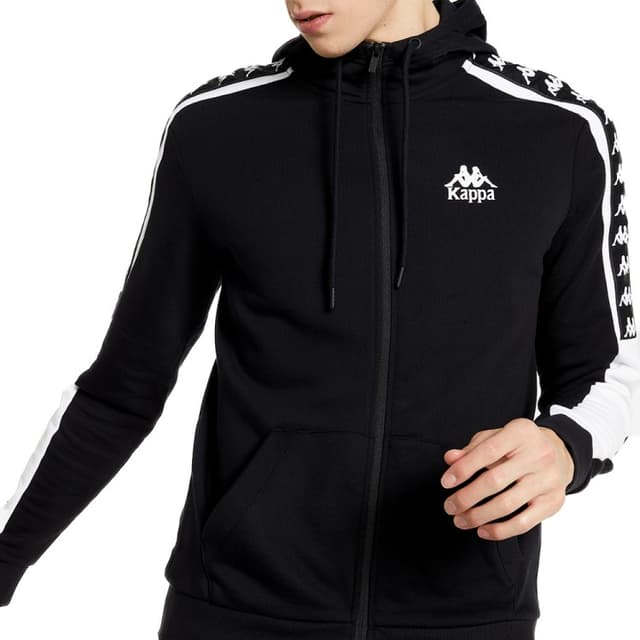 Толстовка мужская Kappa Hoodie  Черный 104644-99