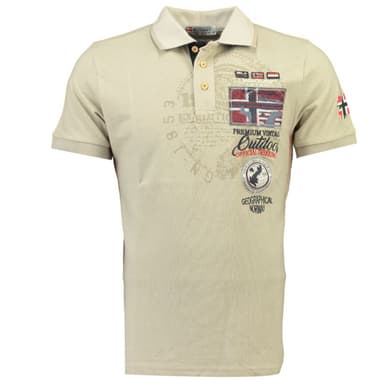 Футболка мужская Geographical Norway бежевая SR119H-125