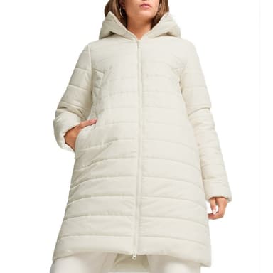 Куртка жіноча Puma ESS Hooded Padded Coat молочна 84894280