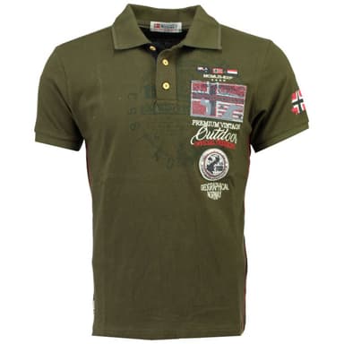 Футболка мужская Geographical Norway хаки SR119H-350