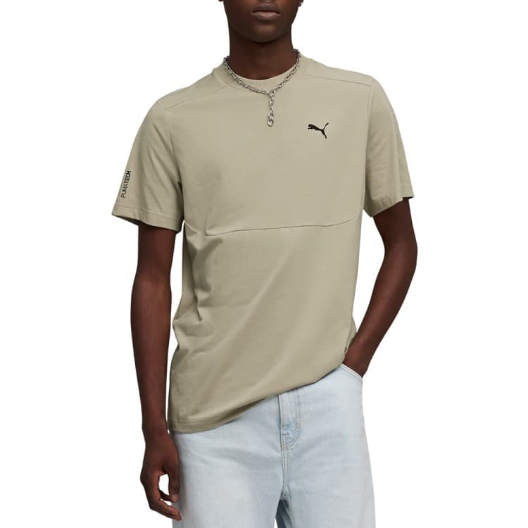 Футболка мужская Puma TECH Tee оливковая 69218061
