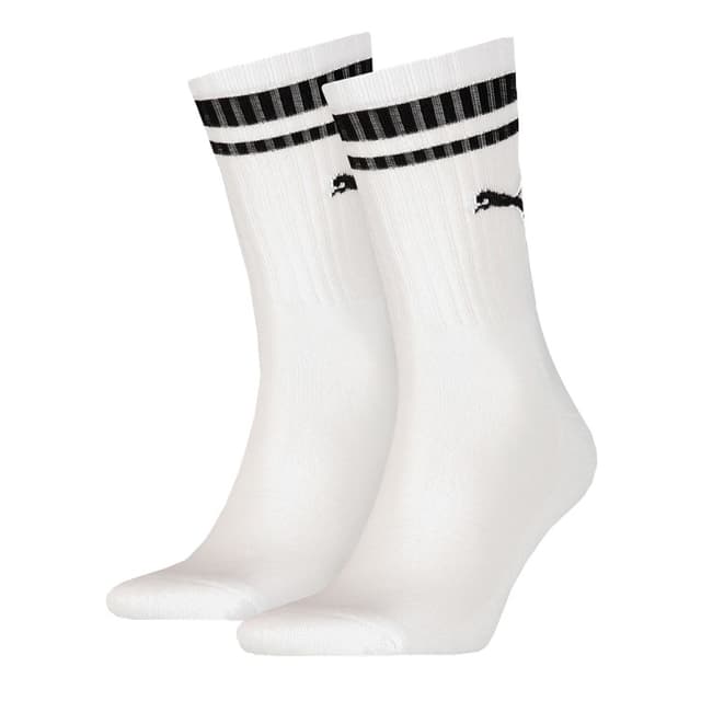 Шкарпетки Puma CREW HERITAGE STRIPE 2P UNISEX білі 90794402